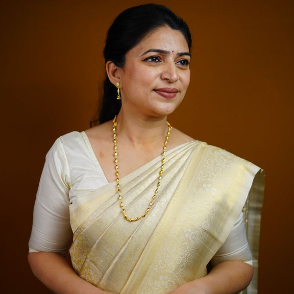 Elegant One Line Gahu Maal Necklace