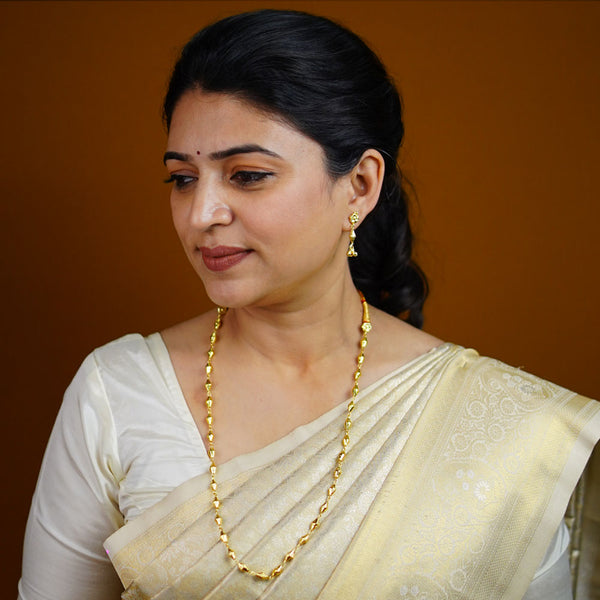 Elegant One Line Gahu Maal Necklace