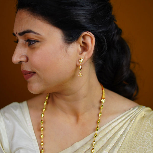 Elegant One Line Gahu Maal Necklace