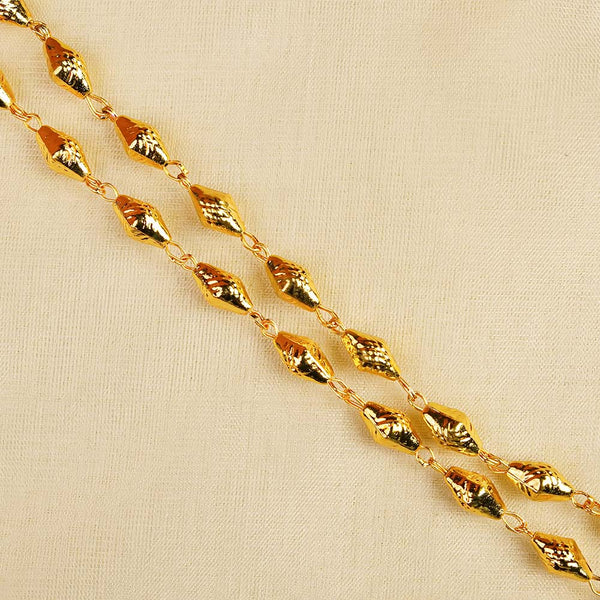 Kalapuri graceful two line Gahu Maal necklace