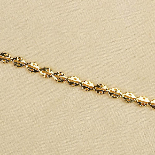 Kalapuri elegant one line Pohe Haar necklace