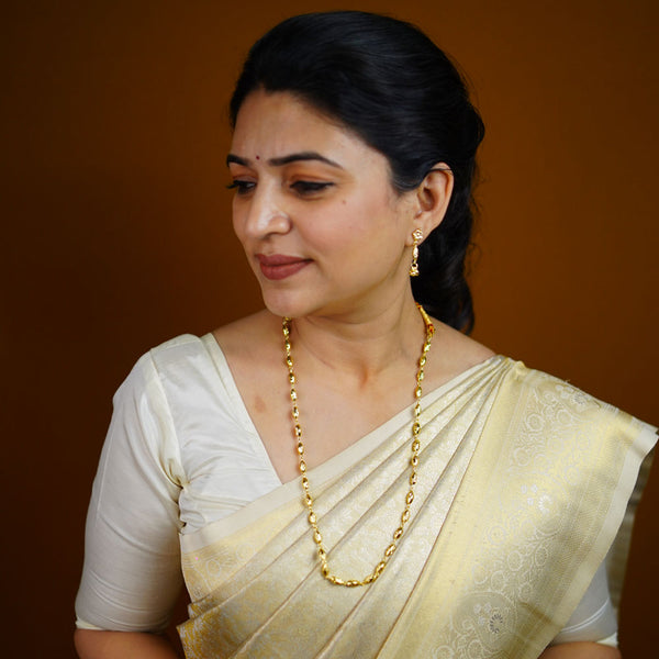 Elegant One Line Gahu Maal Necklace