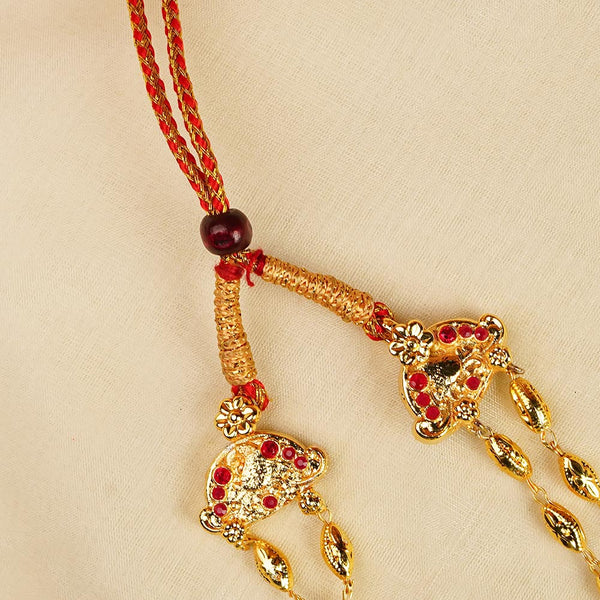 Kalapuri classic two line Gahu Maal necklace