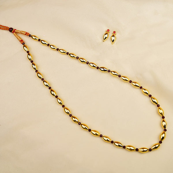 Kalapuri elegant one line Bor Maal necklace