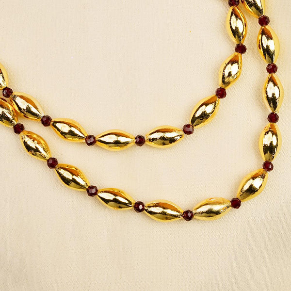 Kalapuri classic two line Bor Maal necklace