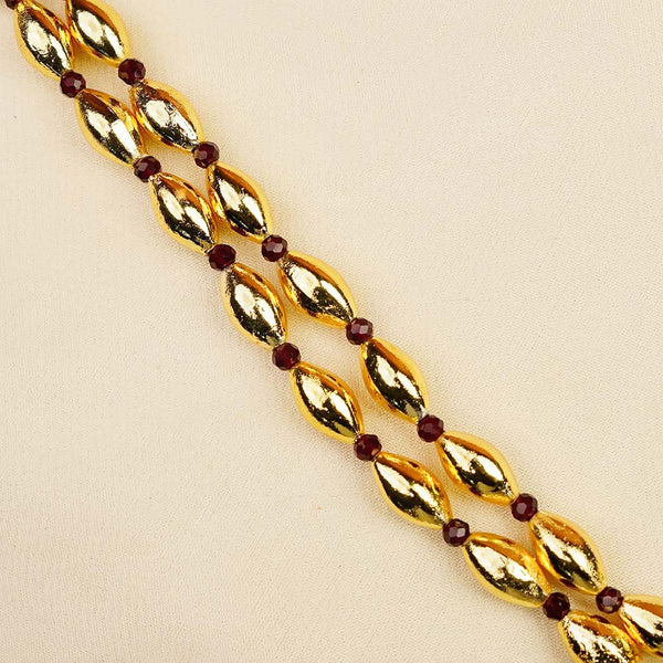 Kalapuri classic two line Bor Maal necklace