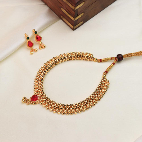 Multi-Stone Festive Necklace
