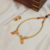 Floral Drop Necklace