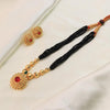 Textured Gold Bead Mangalsutra