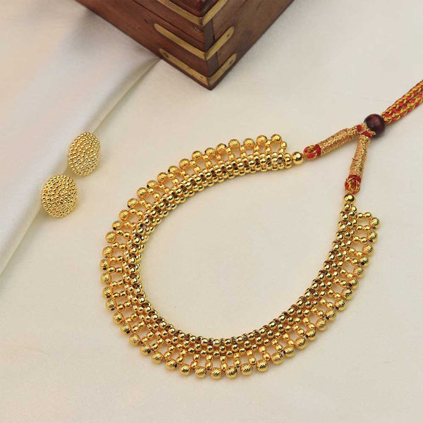 Multi-Bead Stone Pendant Necklace