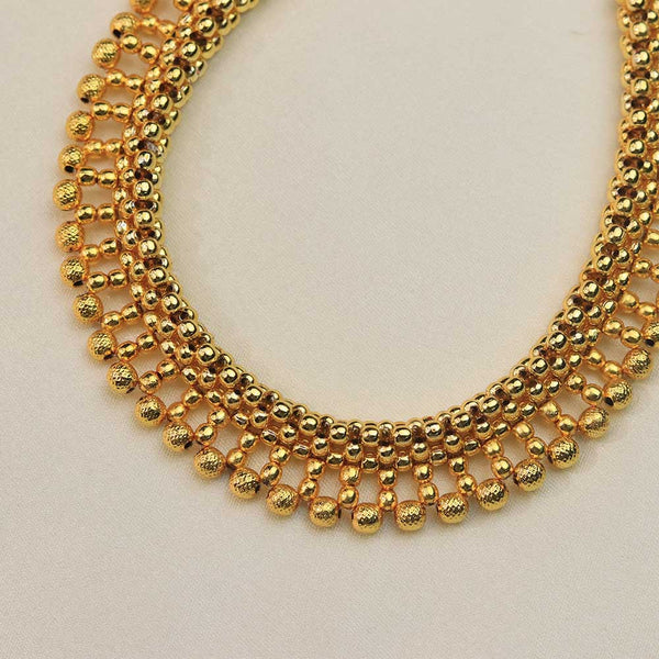Multi-Bead Stone Pendant Necklace