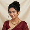 Kolhapuri Green Drop Bead Choker
