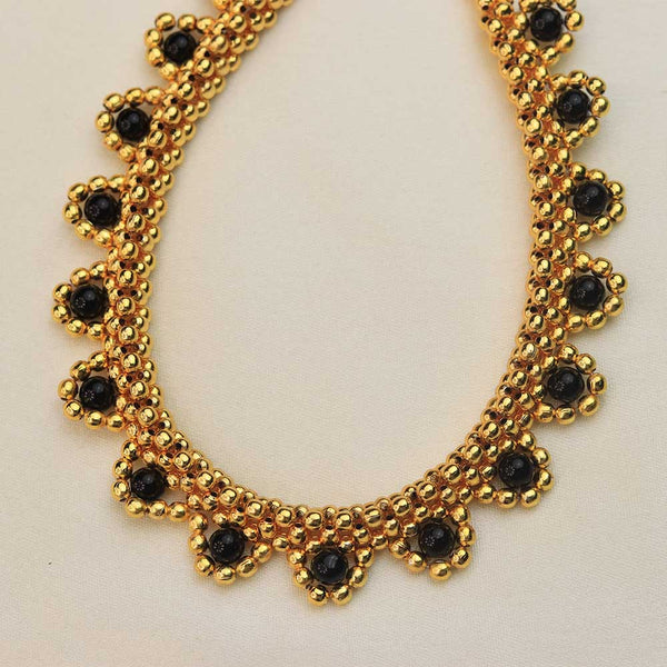 Kolhapuri Red Bead Long Necklace