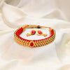 Kolhapuri Teardrop Pendant Choker Set