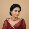 Kolhapuri Antique Leaf Design Choker Set