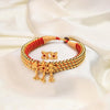 Kolhapuri Floral Drop Dangling Choker Set
