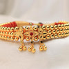 Kolhapuri Floral Drop Dangling Choker Set