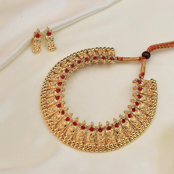 Traditional Maharashtrian Vajra Tik Necklace Set
