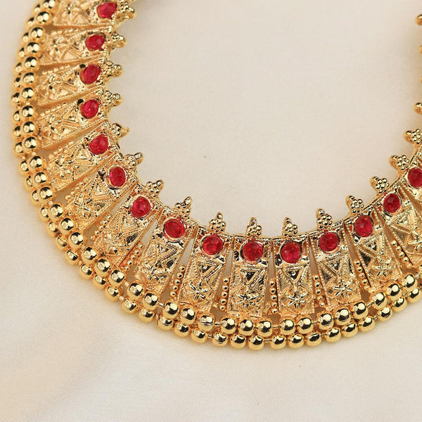 Traditional Maharashtrian Vajra Tik Necklace Set