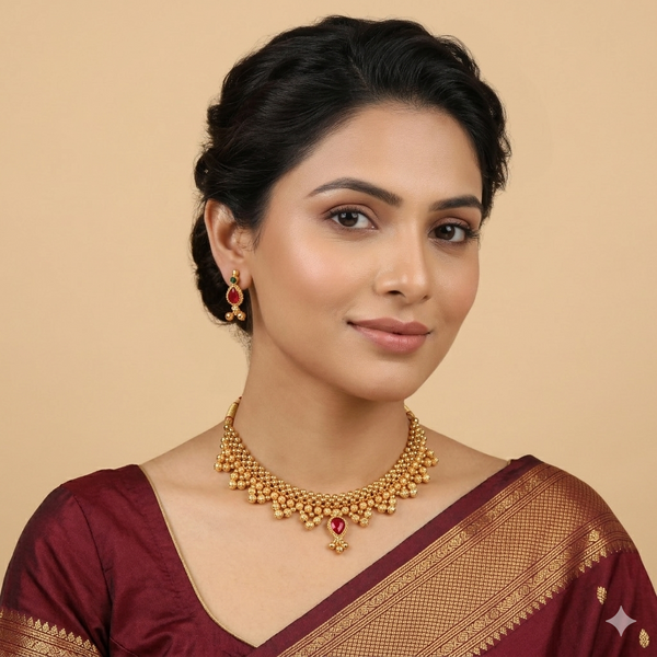 Royal Lakshmi Coin Choker