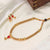 Minimal Gold Bead Pendant Necklace