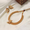 Peacock Pearl Temple Necklace