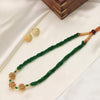 Green Multi-Strand Beaded Necklace