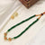 Green Multi-Strand Beaded Necklace