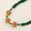 Green Multi-Strand Beaded Necklace