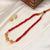 Red Beaded Traditional Necklace