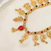 Temple Pendant Beaded Necklace