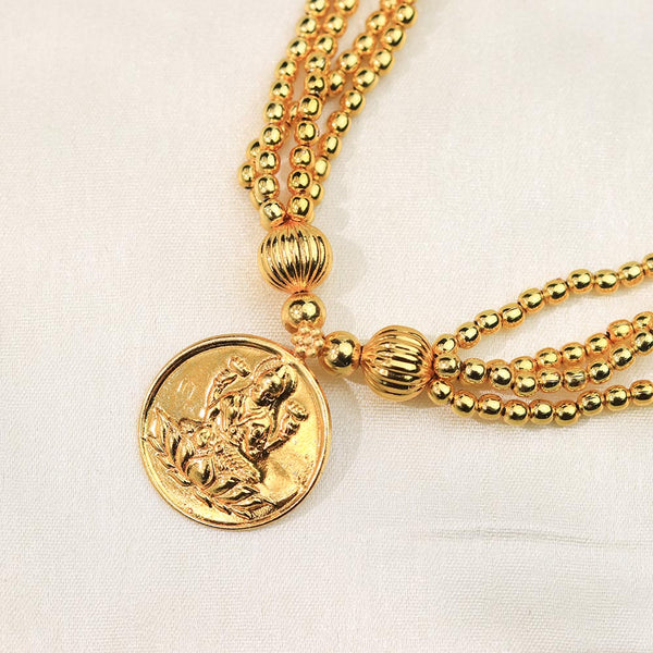 Multi-Strand Coin Necklace