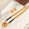 Gold Bead Temple Necklace