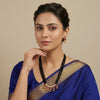 Black Bead Mangalsutra Style Necklace