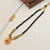 Single Line Gold Bead Necklace