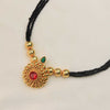 Textured Mini Bead Necklace