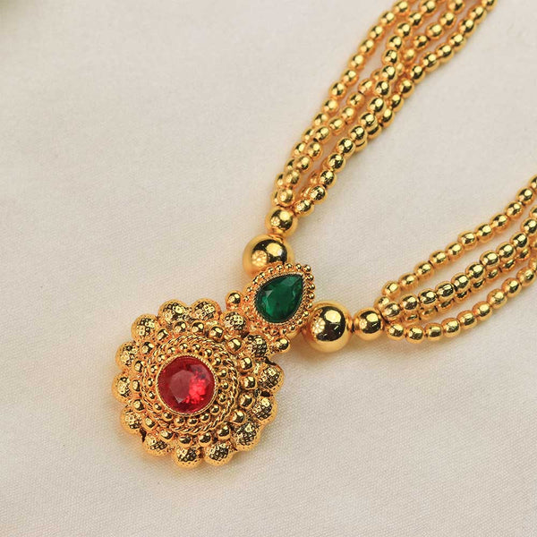 Floral Pattern Heritage Necklace
