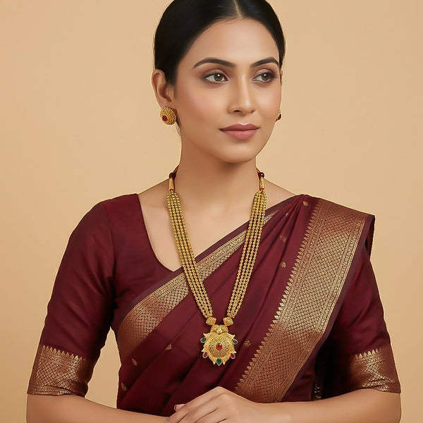 Peacock Grand Bridal Necklace
