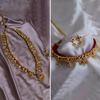 Combo of Gold Plated Long Kolhapuri Saaj Necklace and Traditional Belpan Choker Necklace