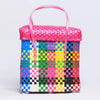Kalapuri handmade multicolor lid top storage basket durable handwoven design for all-purpose home storage.