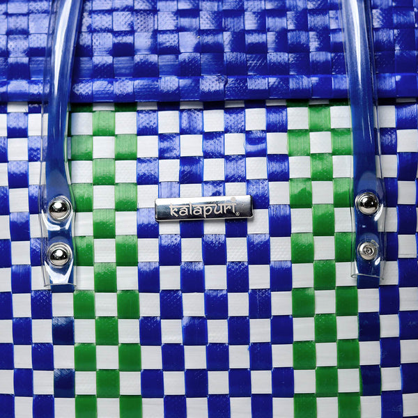 Kalapuri handmade premium lid top basket upscale handwoven storage for modern homes.