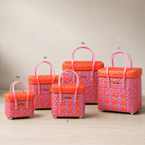 Polymer Lid‑Top Basket – Durable Handwoven Storage
