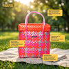 Polymer Lid‑Top Basket – Durable Handwoven Storage