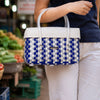 New‑Age Fancy Half Basket with Lid – Stylish Compact Carrier
