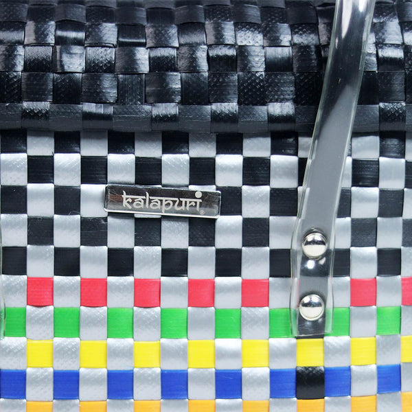 Elegant handwoven fancy half basket with lid