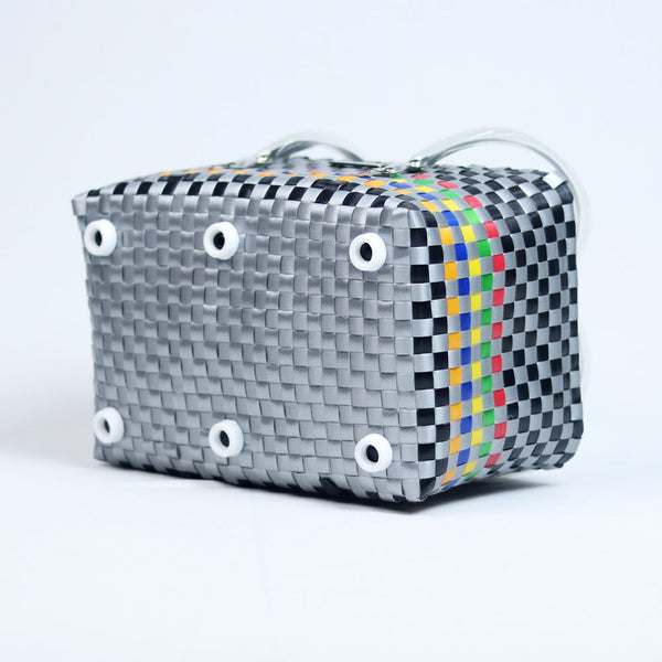 Elegant handwoven fancy half basket with lid
