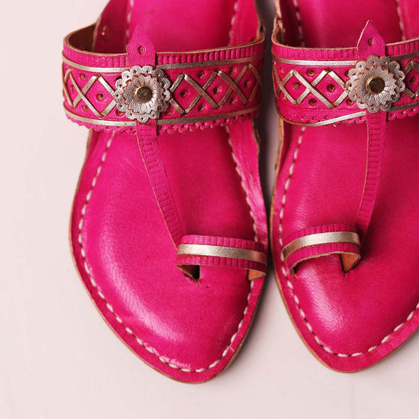 Mithu Walks Kolhapuri kids handmade leather sandal