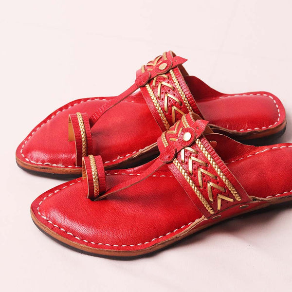 Nanhi Leher Kolhapuri handmade leather sandal for kids