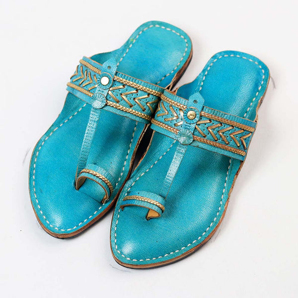 Chhoti Kolhapuri kids handmade leather sandal