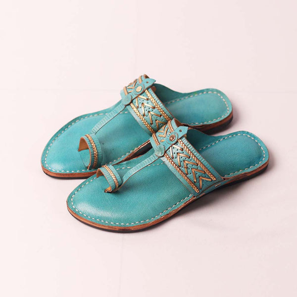 Chhoti Kolhapuri kids handmade leather sandal